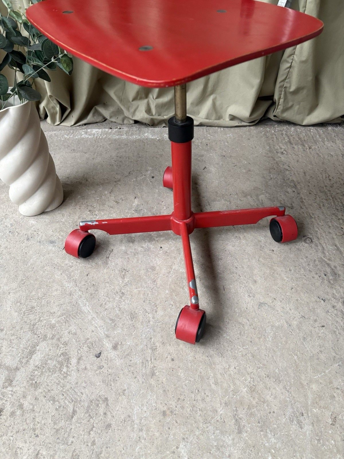 Vtg Mid Century Danish Jorgen Rasmussen Kevi Modernist Desk Task Chair 1182 photo 105.0