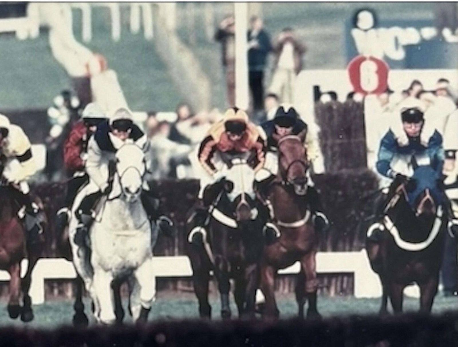 A Good Sized Photograph Of The 1991 Cheltenham Gold Cup photo Art