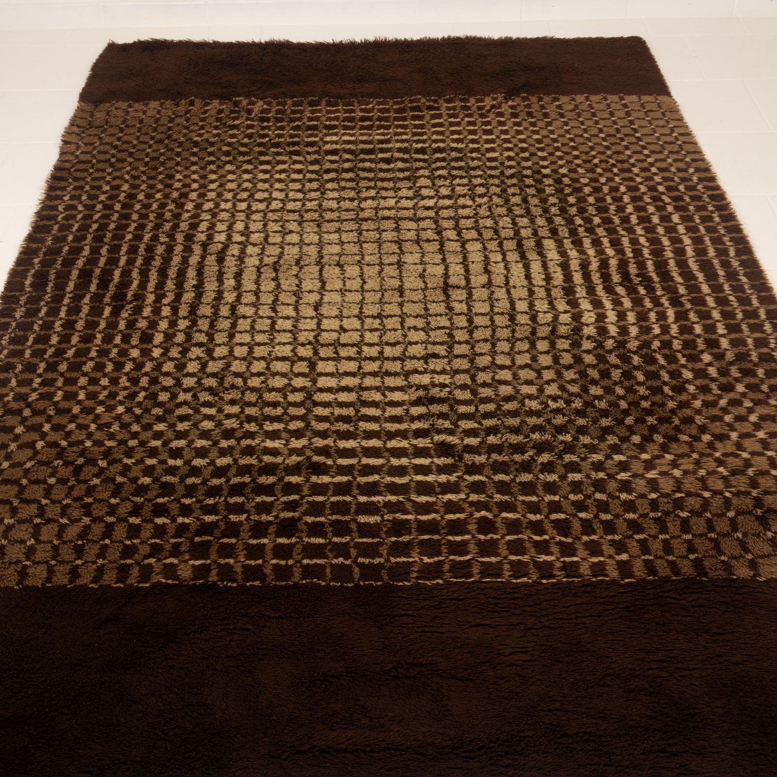 photo vinterior Rare Kyoto Rug By Gaetano Pesce For Expansion, 1969