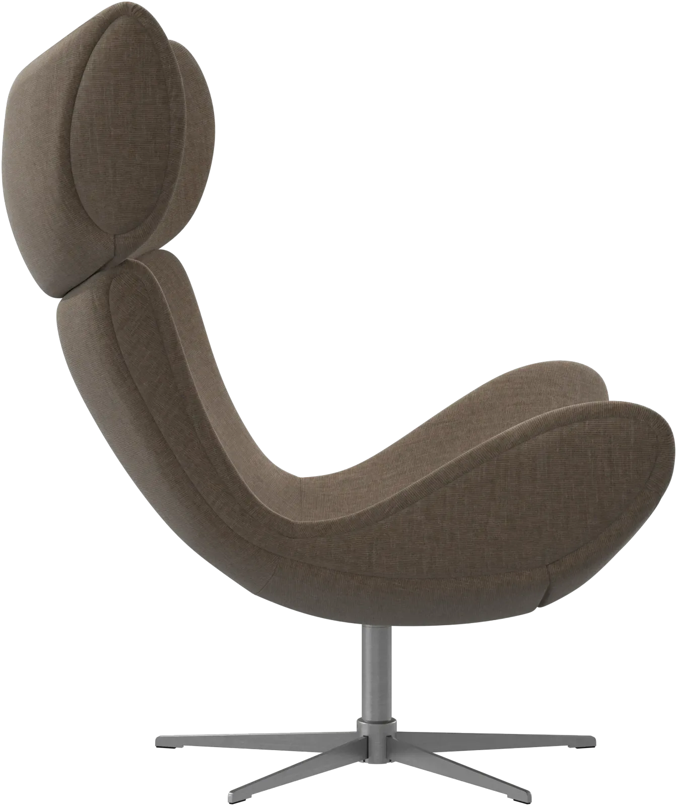 Brand New Designer Imola Swivel Lounge Chair & Footstool Matching Pair (Sand Napoli Fabric) photo furniture