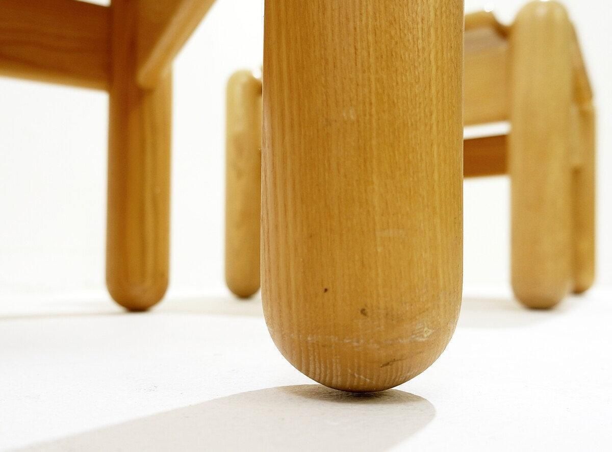 photo furniture Pair Of Mid Century Square Pine Coffee Tables In The Style Of Ilmari Tapiovaara