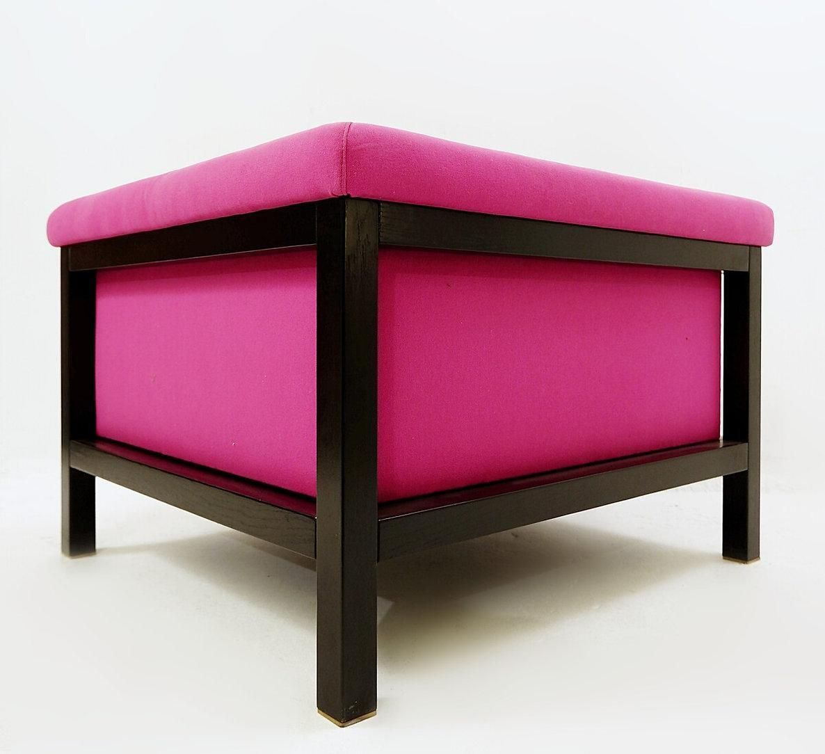 Pair Of "Livourne  Série 800 Luxe " Armchairs By Jules Wabbes For Bullo photo vinterior