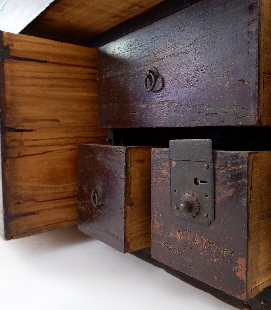 19th Century Antique Japanese Todana Tansu Storage Cabinet photo vintage
