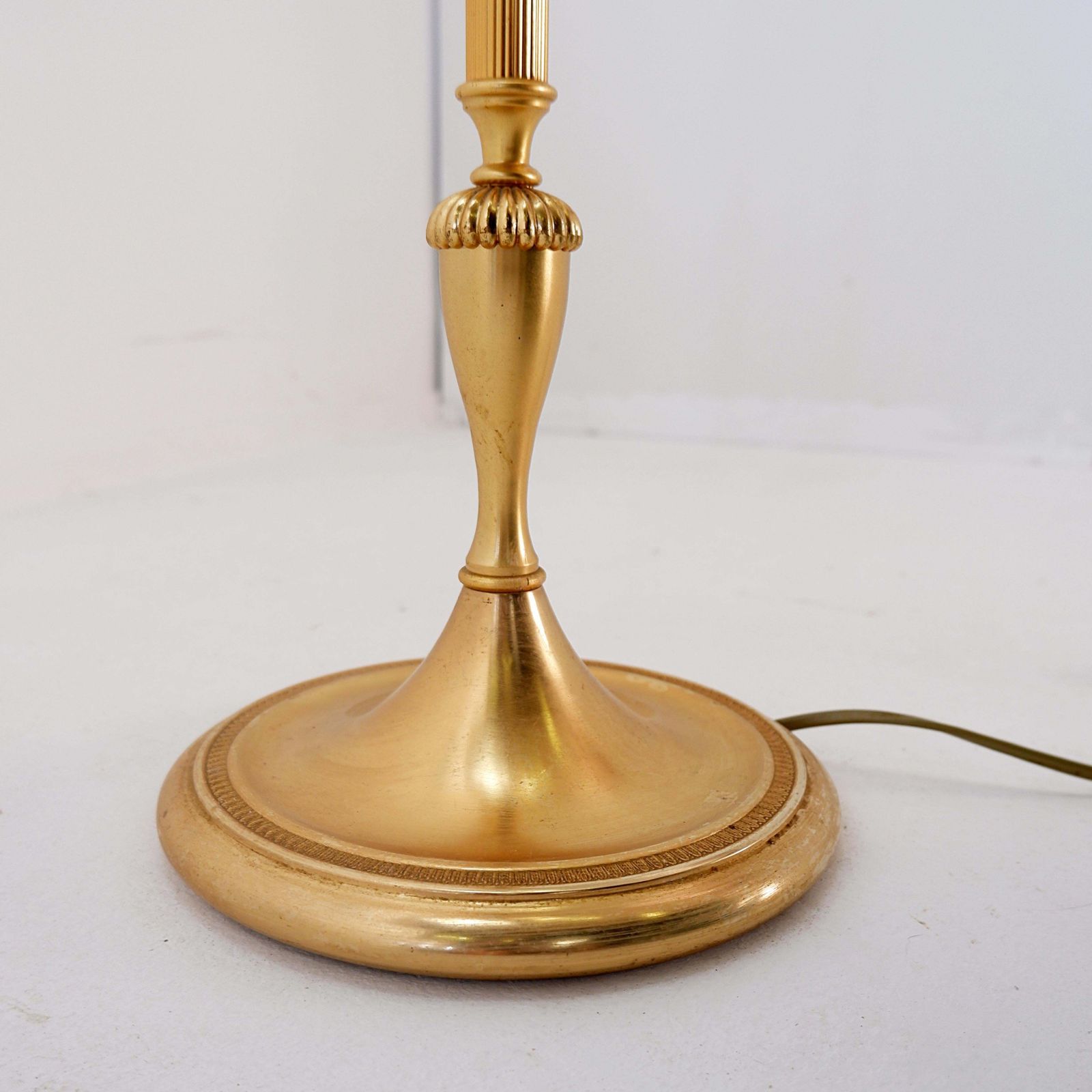 Pineapple Brass Floor Lamp In The Style Of Maison Charles, Circa 1970 photo vintage