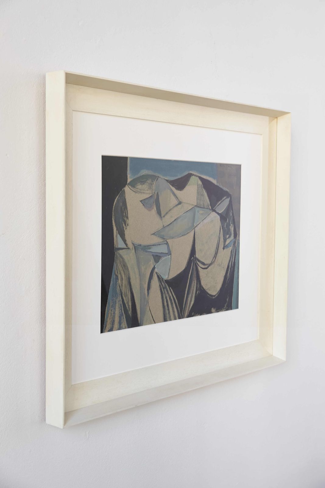 Abstract Figurative Painting On Paper By Morris Kestelman, Signed. photo 2940.0