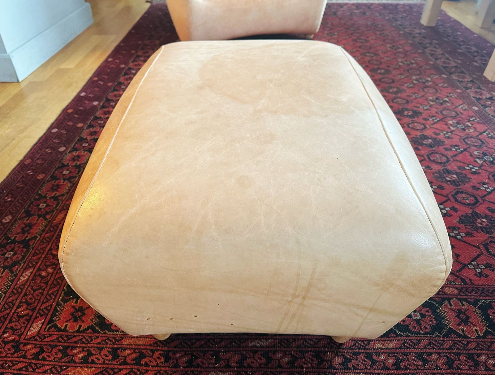 Post Modern Matthew Hilton 'Balzac' Lounge Armchair And Footstool photo 3750.0