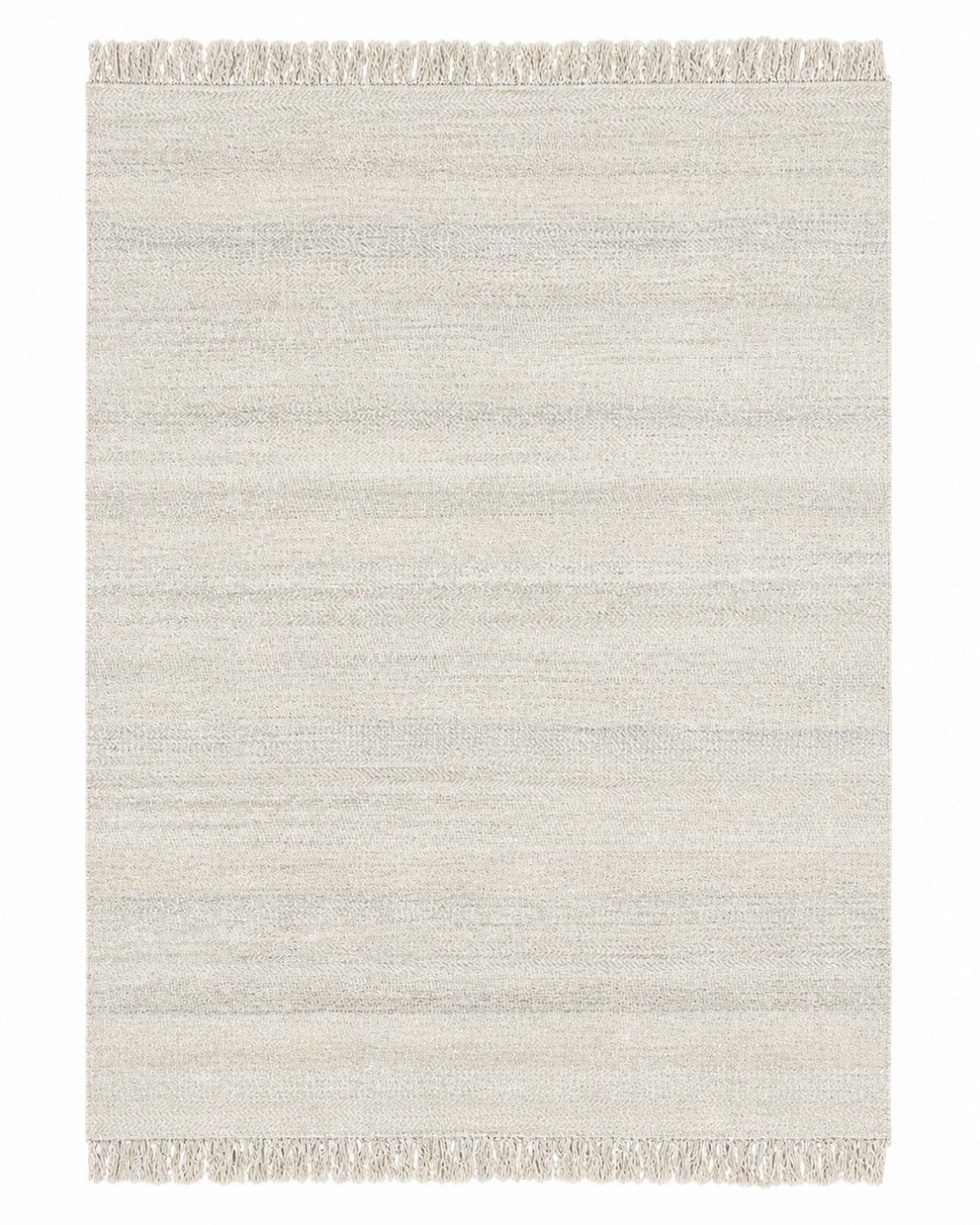 8x10 Ft Minimalist Handmade Area Rug In Ivory. Hand Knotted Wool & Bamboo Carpet photo furniture