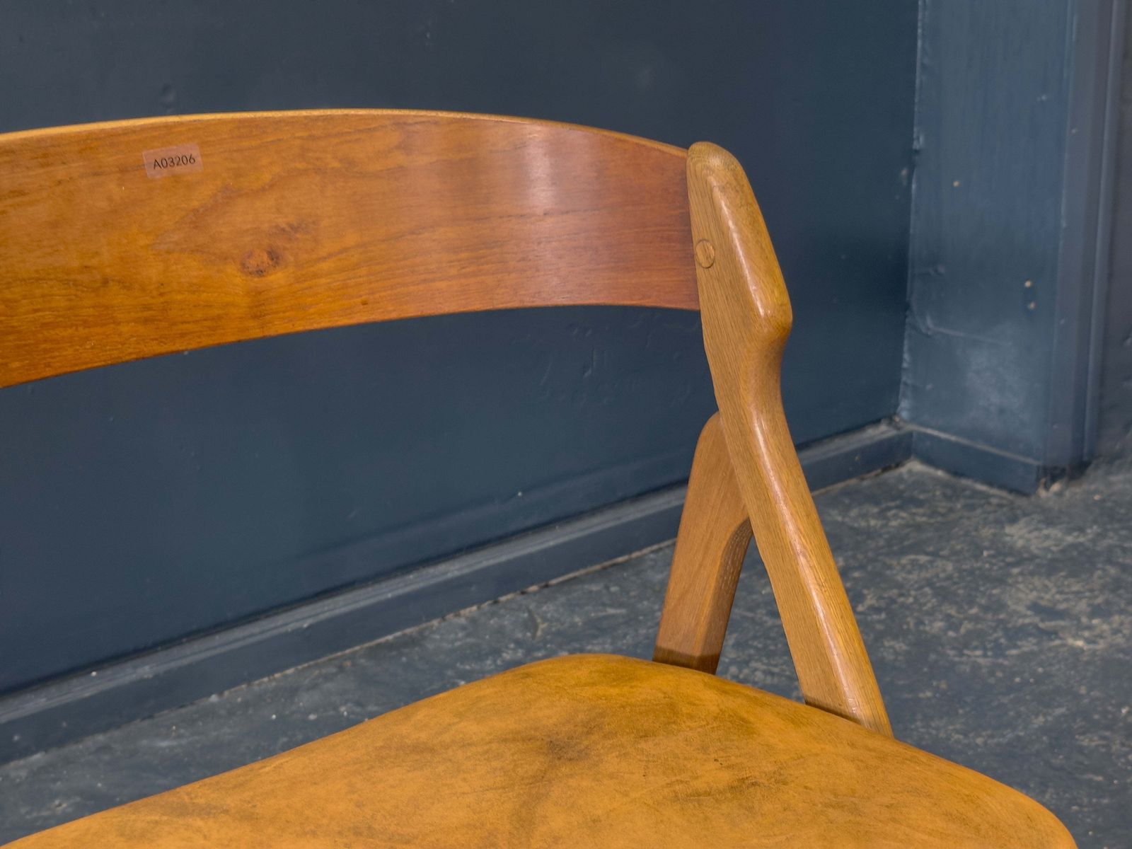 Model 71 Teak And Leather Chair By Henning Kjærnulf photo buy