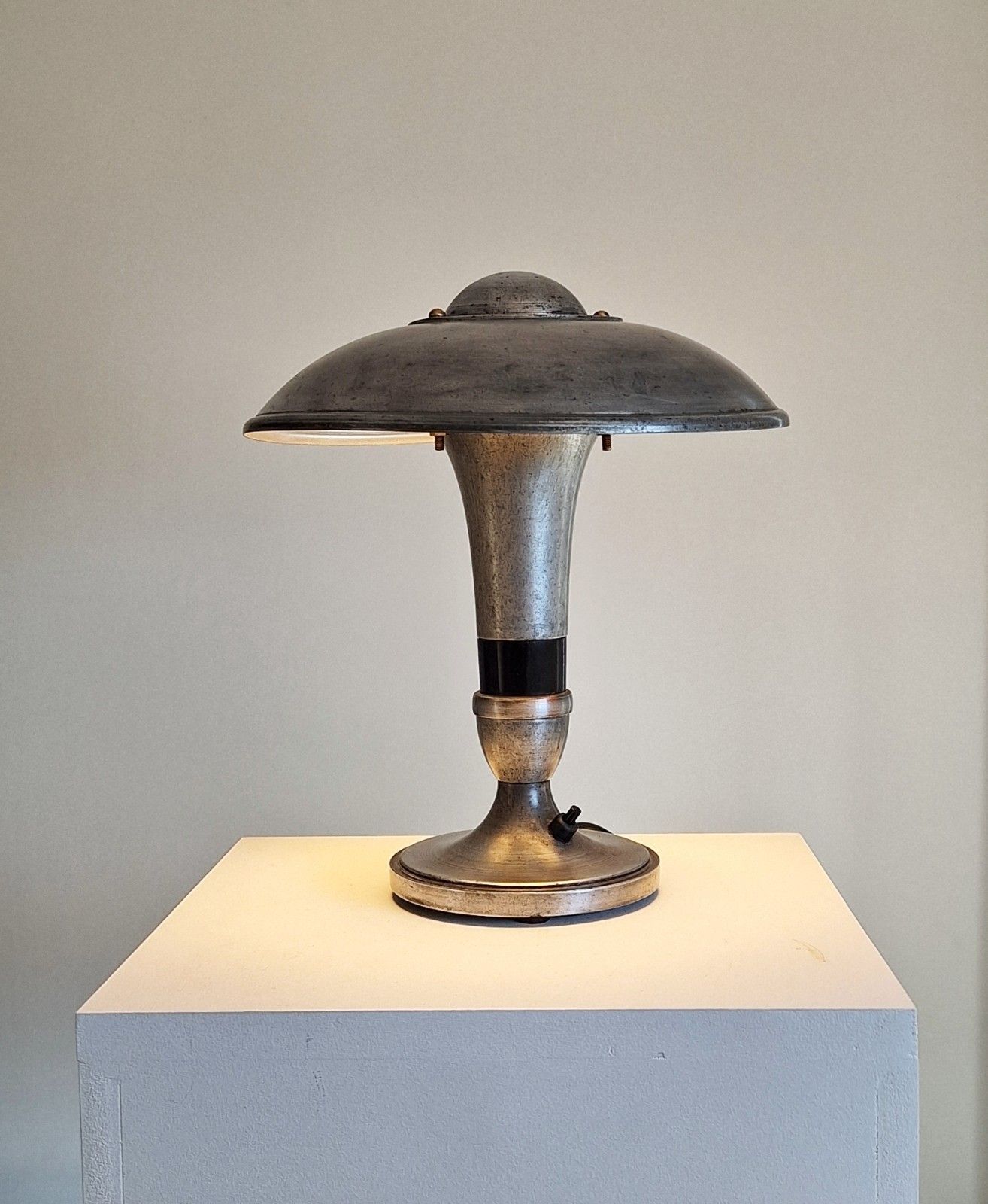 Modernist Art Deco Mushroom Lamp, France Circa 1930 photo buy