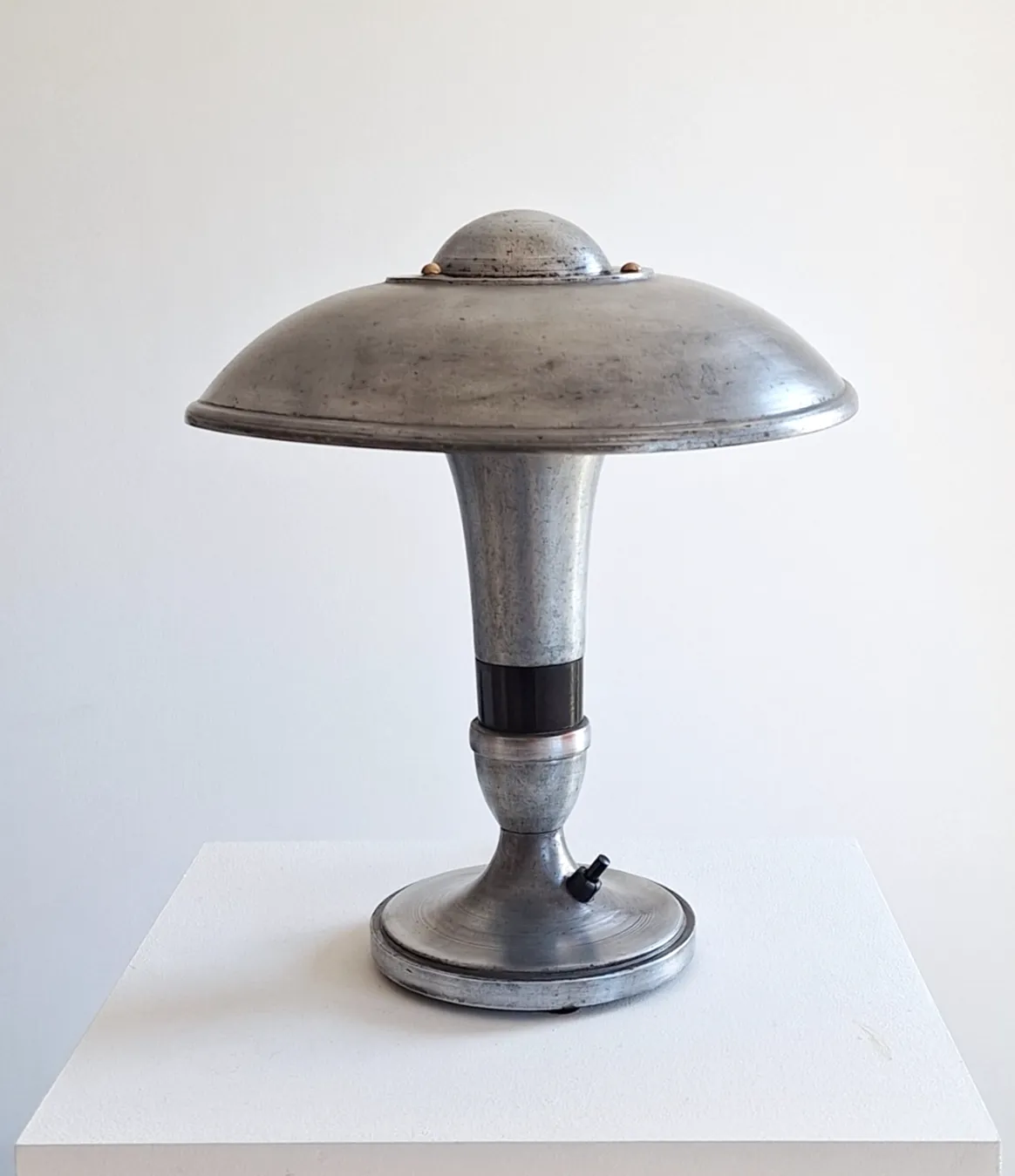 photo furniture Modernist Art Deco Mushroom Lamp, France Circa 1930