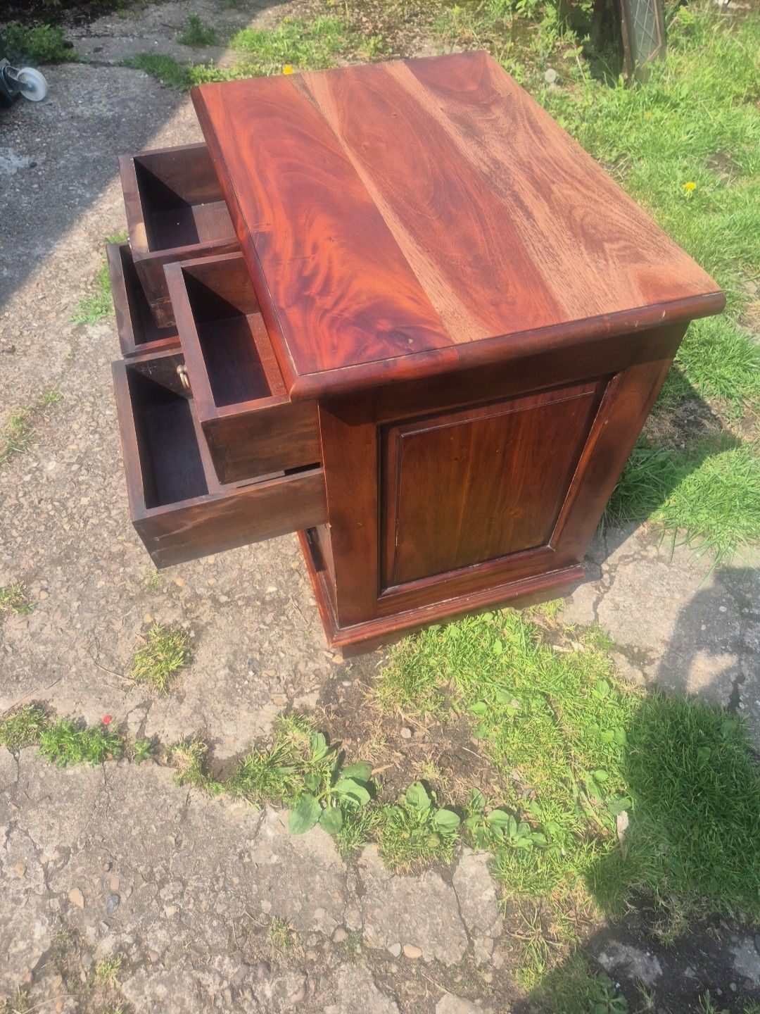 Mahogany Small Chest Of Drawers, 4 Short & 2 Long, Solid Wood photo buy