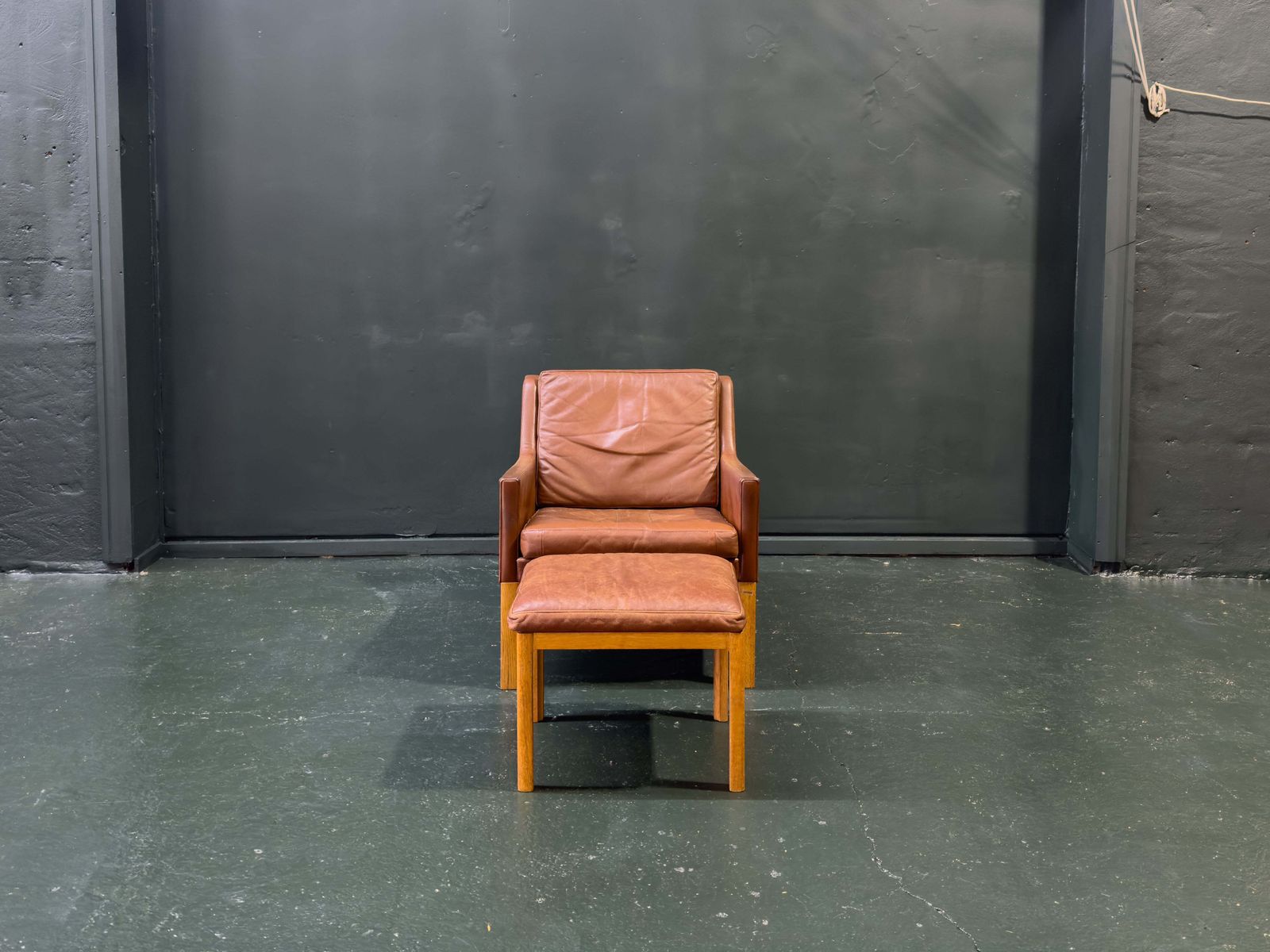 Easy Chair Model 39 And Stool By Kai Lyngfeldt Larsen & Soren Willadsen photo vinterior