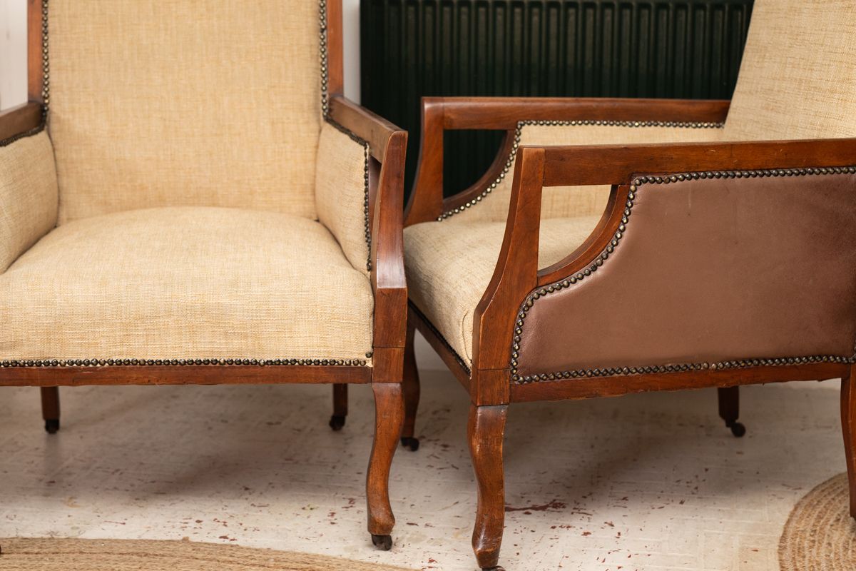 Antique, 19th Century French Empire Mahogany Salon Suite photo 450.0