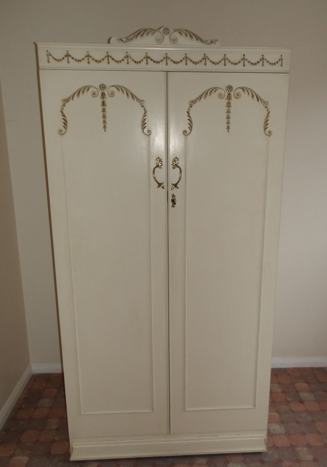 Vintage Louis XV Style Wardrobe