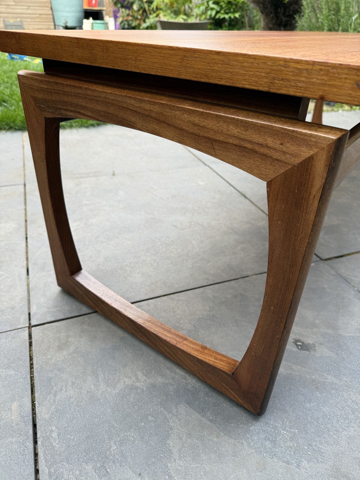 495.0 Vintage G Plan Quadrille “Long John” Teak Coffee Table By Roger Bennett, 1960s photo