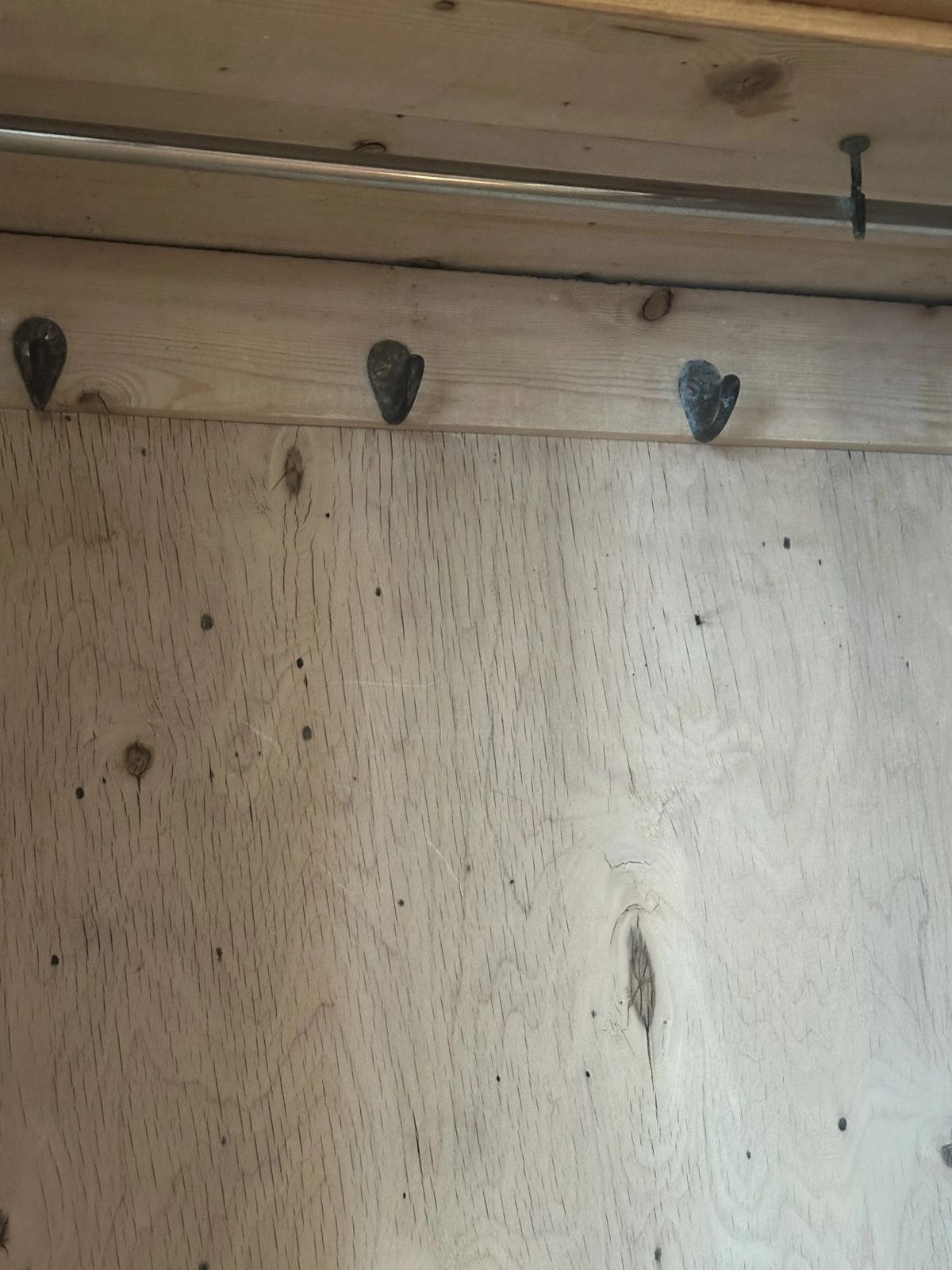 Antique Old Pine Wardrobe., Mid 20th Century photo Furniture