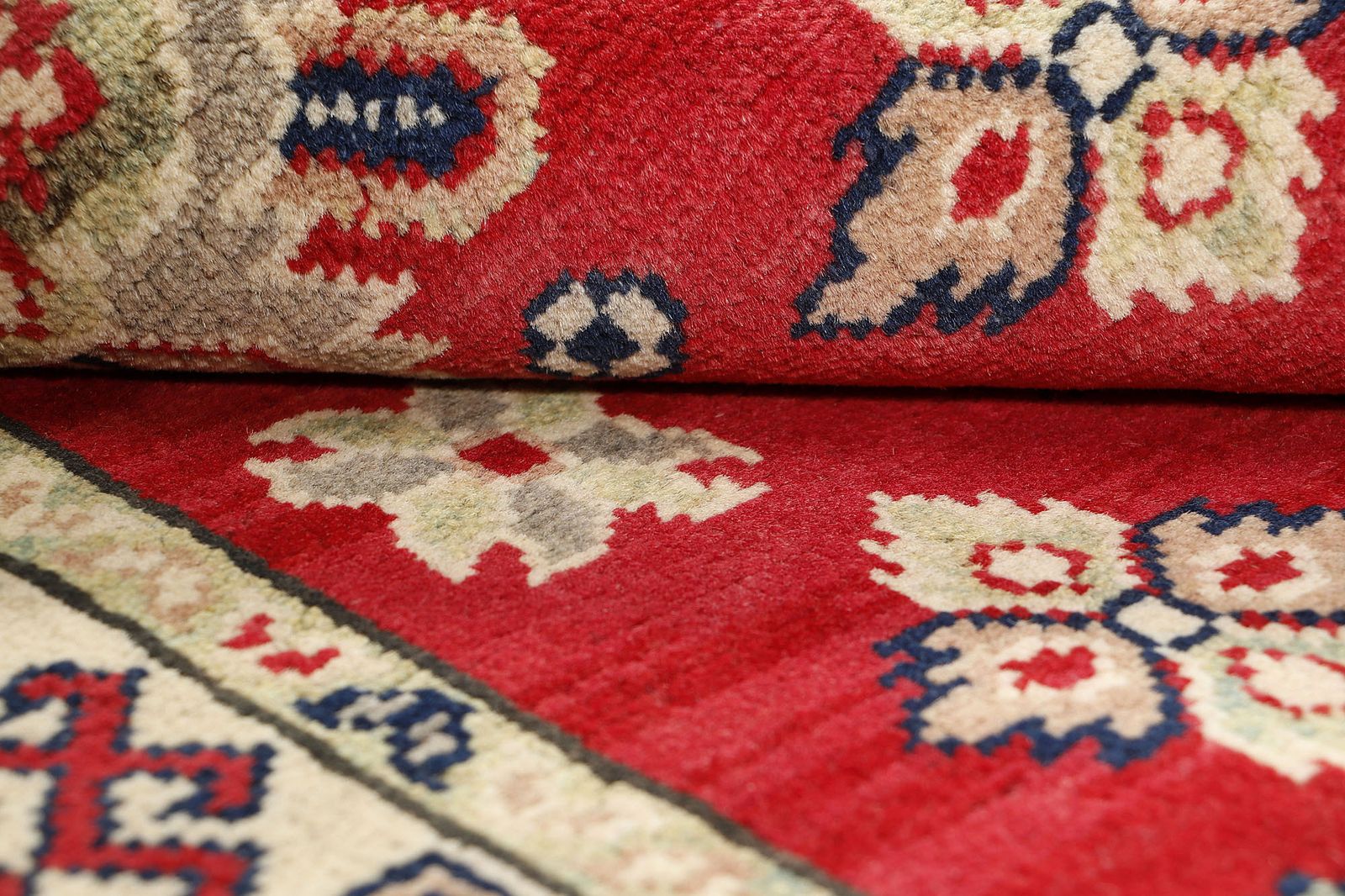 Hand Knotted Afghan Kazak Boho Living Room Bedroom Rug 84 X 131 Cm photo 194.0