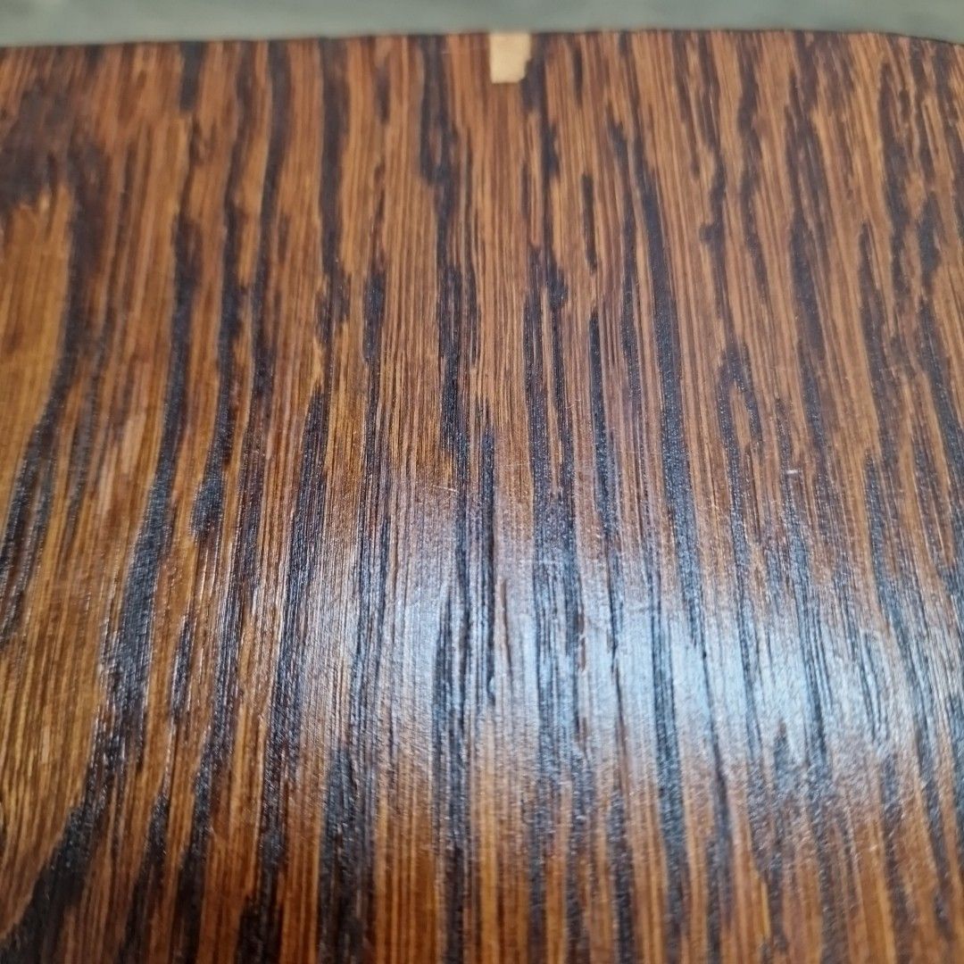 photo vinterior Antique Nest Of Tables 3 Oak Mid Century Occasional Side Vintage Wooden Retro