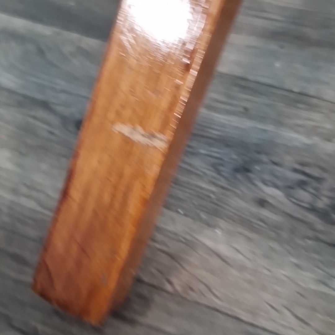 Vintage Danish Coffee Table Mcm Mid Century Modern Wooden Slatted Atomic Retro photo vintage