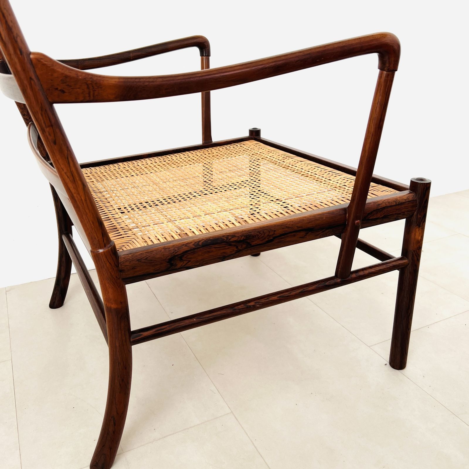 photo vinterior Danish "Colonial" Salon Suite By Ole Wanscher For Poul Jeppersen