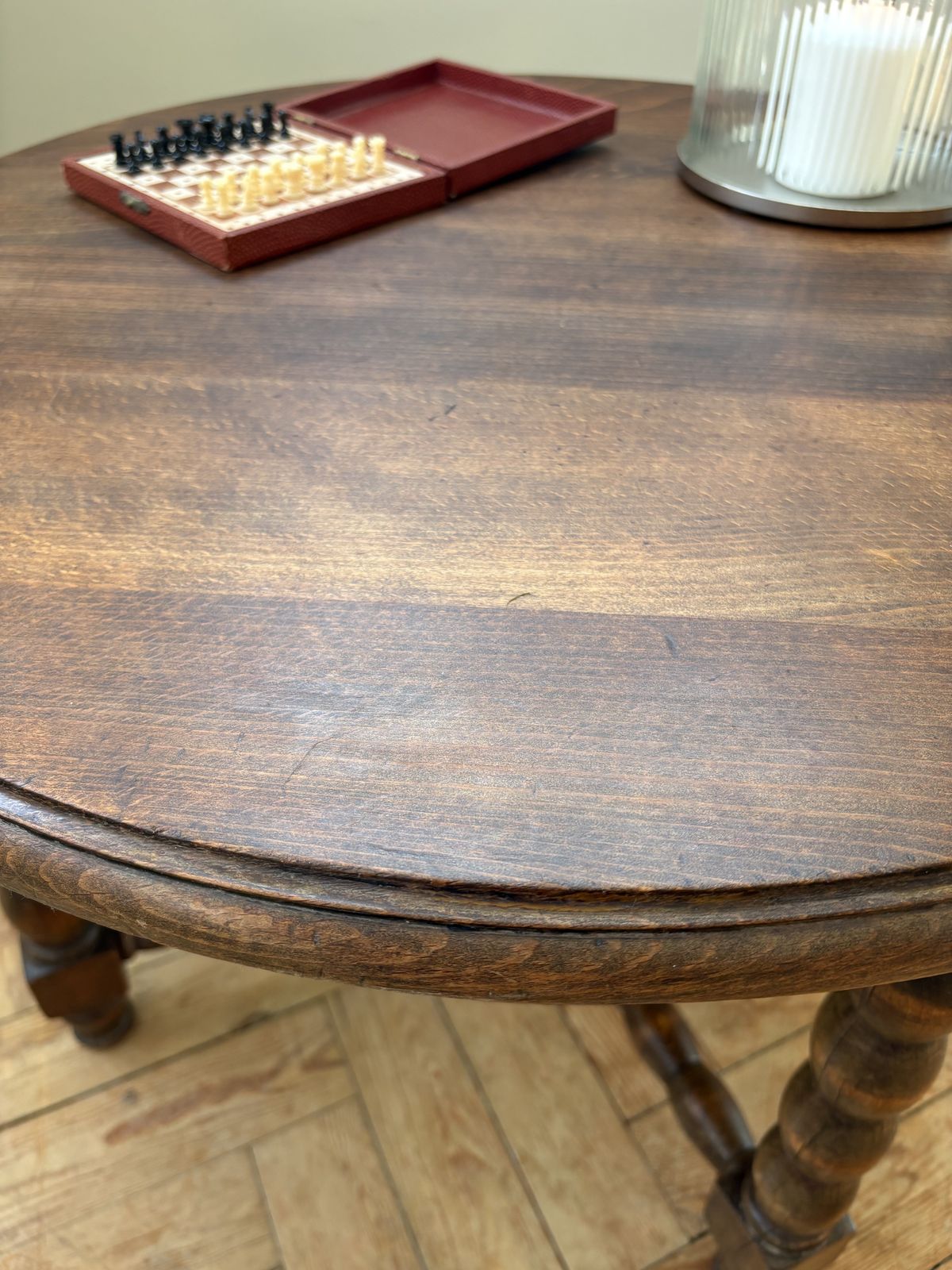 Vintage Bobbin Coffee Table, 1950s photo buy