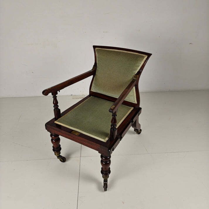Rare Victorian Adjustable Armchair By J. Alderman  London photo buy