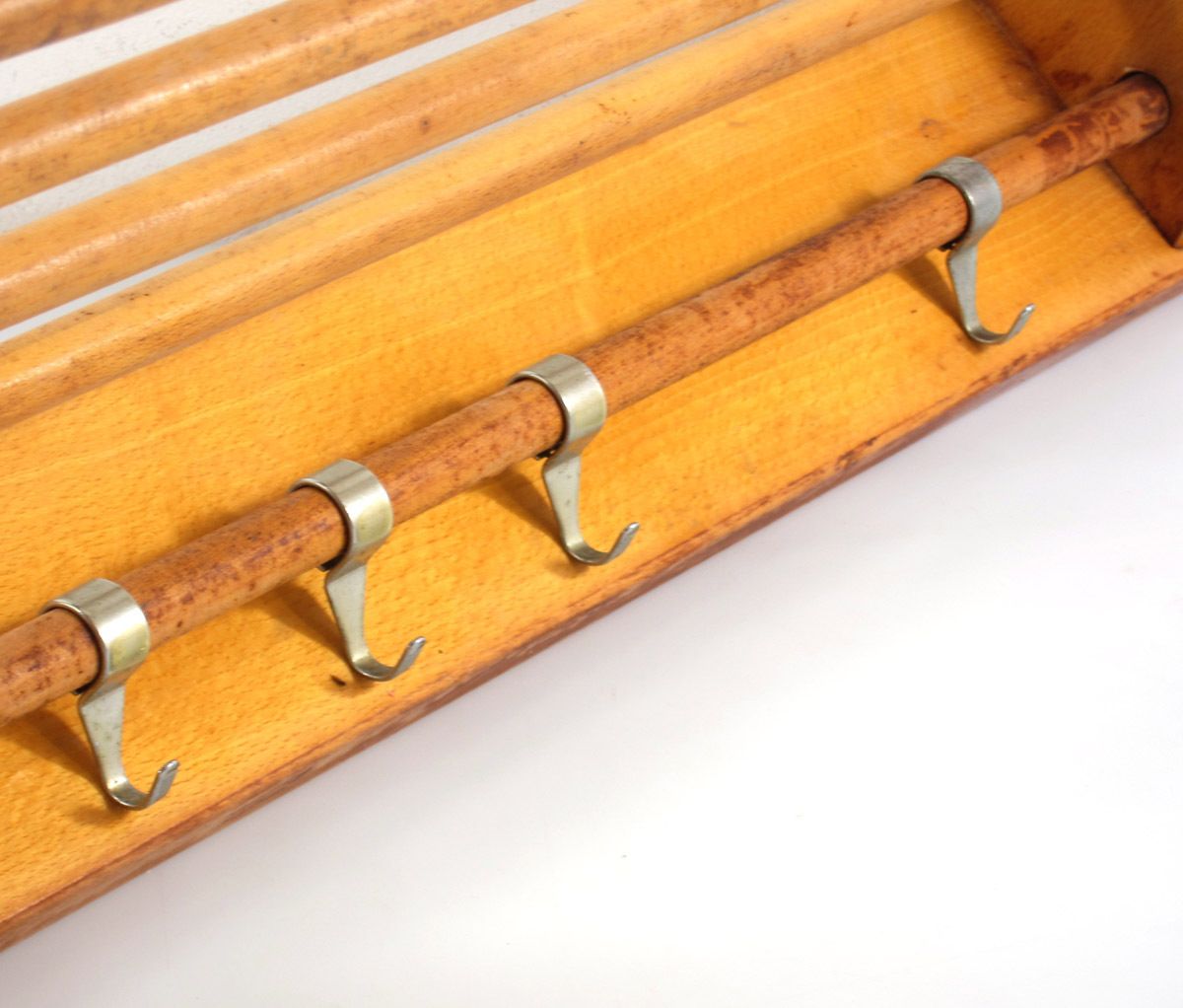 Bruynzeel Fifties Design Piet Zwart Vintage Houten Kapstok photo for sale