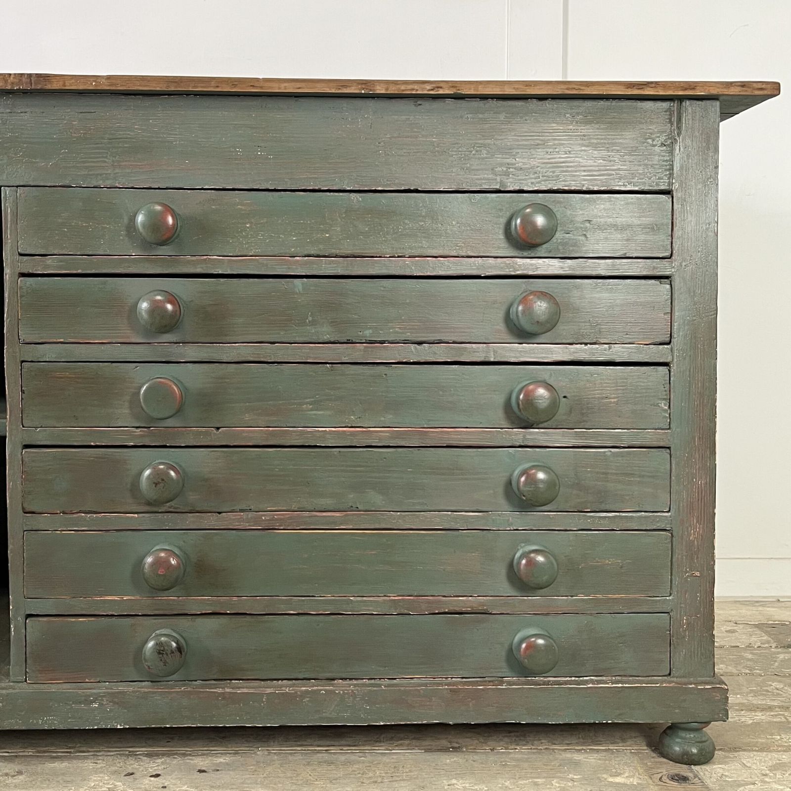 photo for sale Antique Pine Artists Chest Of Drawers