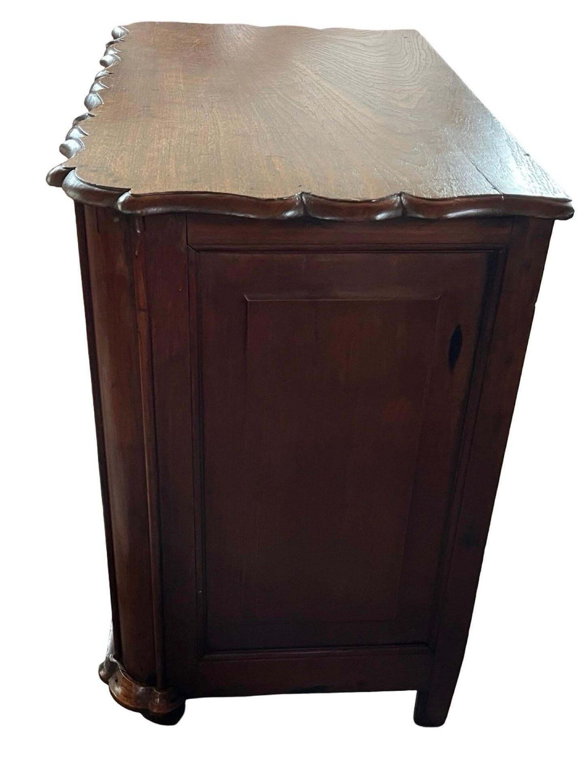 Dutch Walnut Serpentine Front Chest Of Drawers photo vinterior