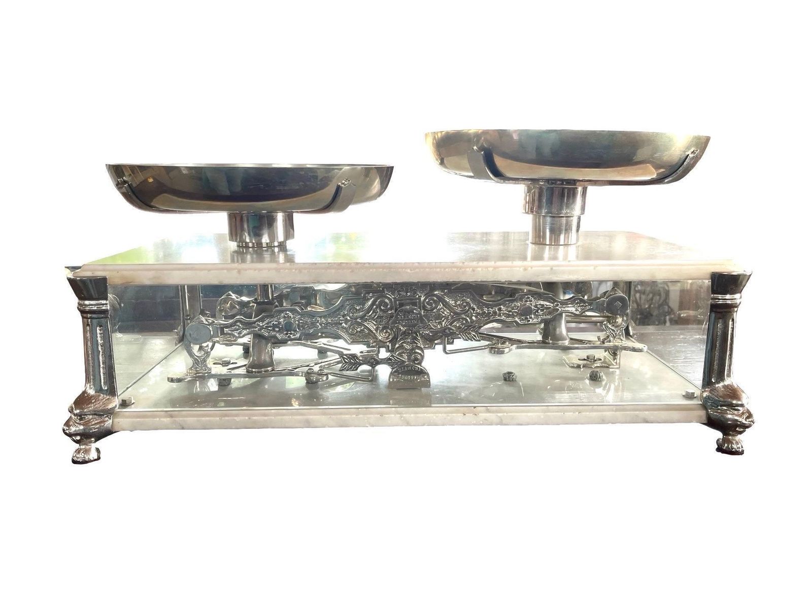 Bianchi Legitima Early 1900s Marble And Glass Balance photo 2765.0