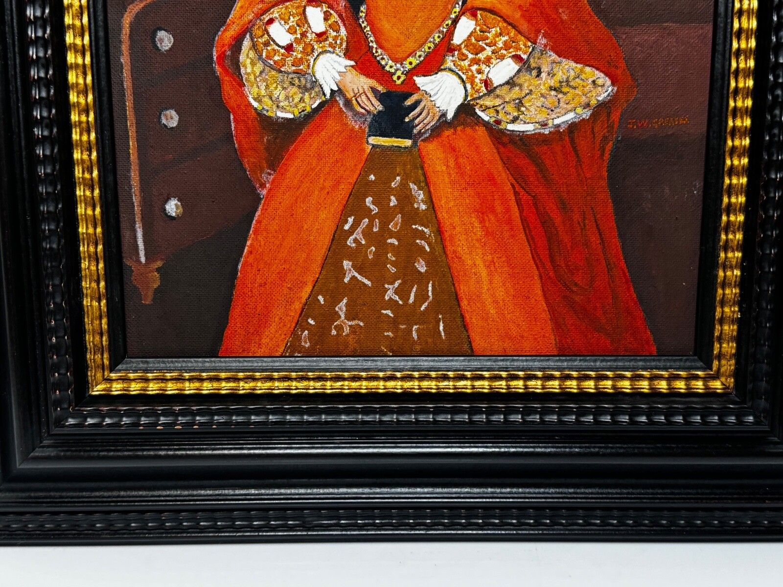 Historic Oil Painting The Virgin Queen Elizabeth 1st When A Young Princess Framed photo 3100.0