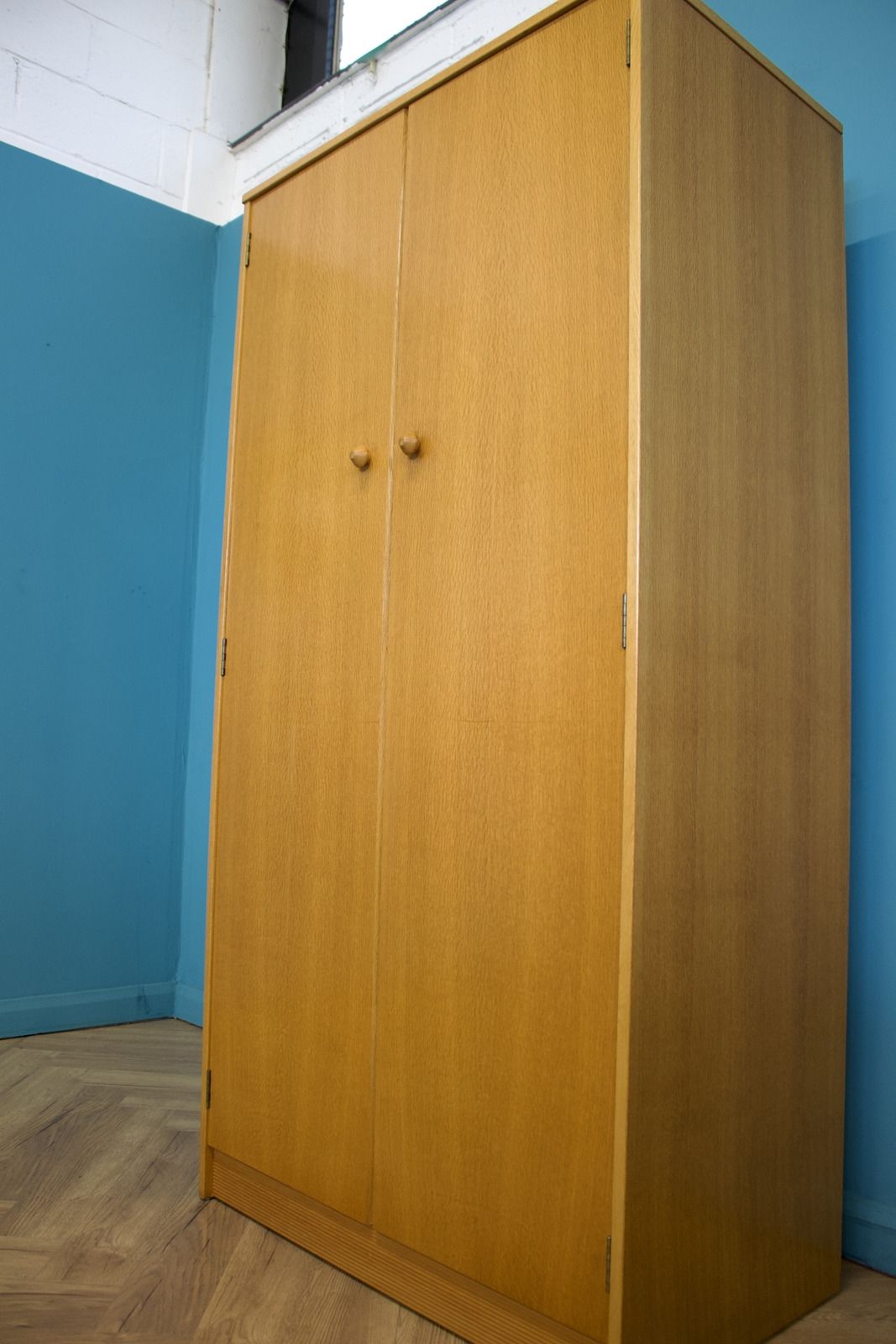 Mid Century Oak Wardrobe From Herbert Gibbs, 1960s photo 499.0