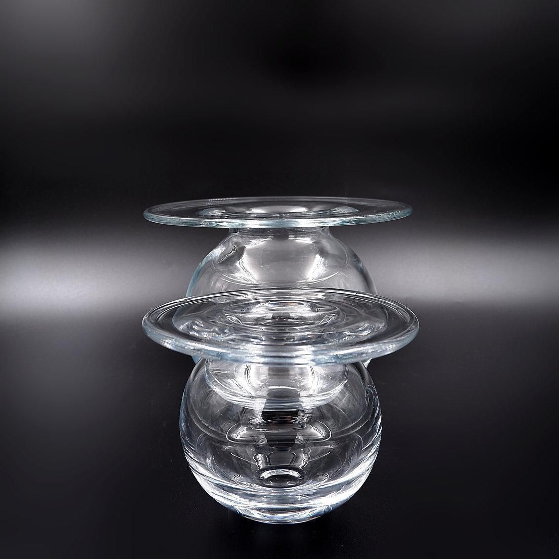 Set Of 2 "Saturn" Vases By Nanny Still For Riihimäen Lasi   Finland 1960s photo buy