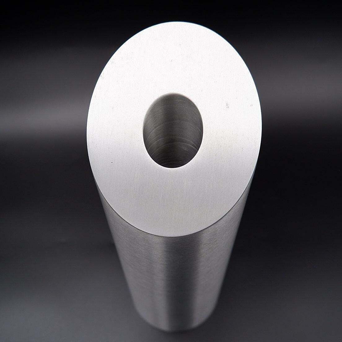 Set Of 3 Stainless Stell Vases   Matte / Brushed / Shiny   20th photo for sale