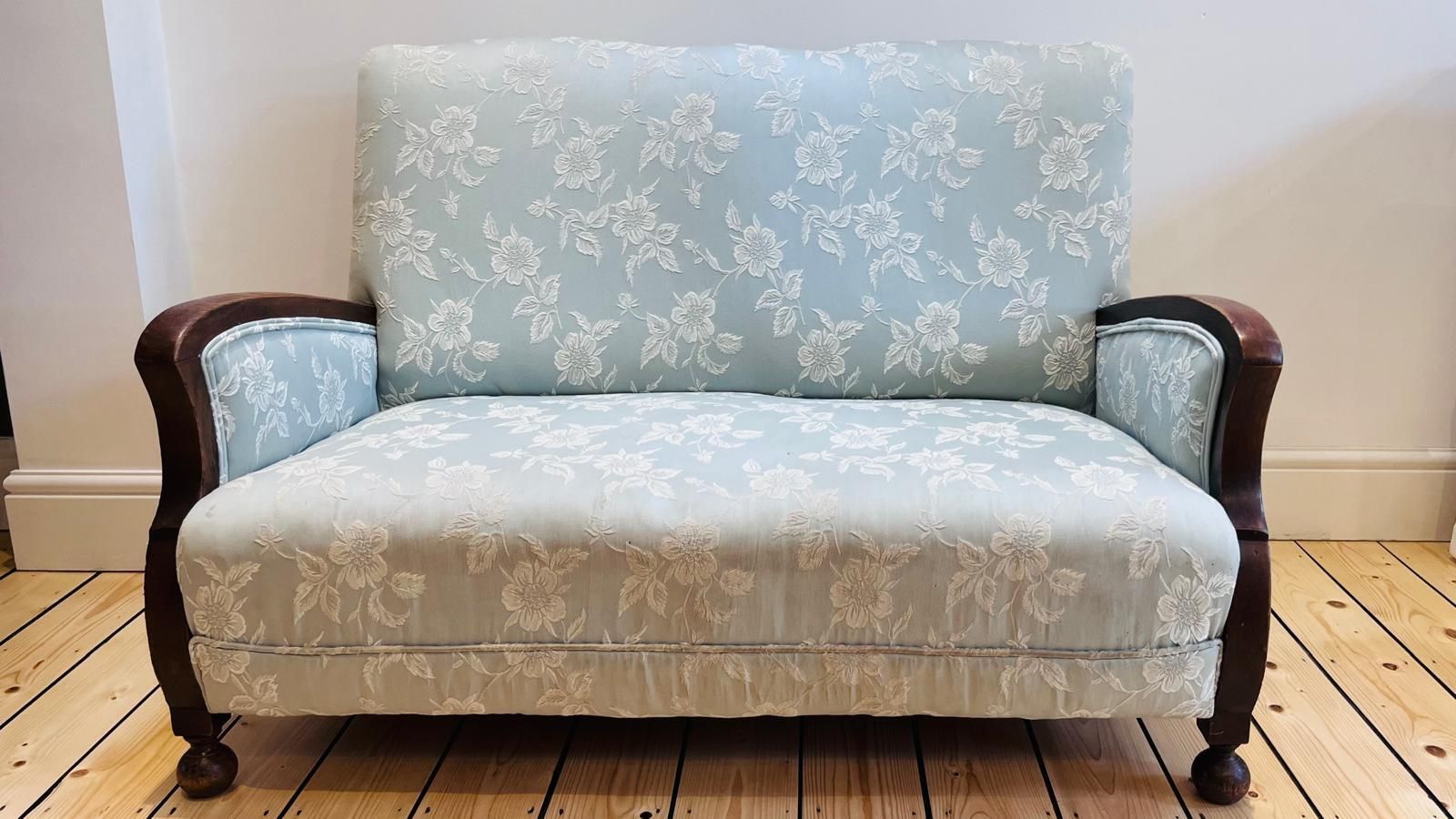 Restored English Art Deco Three Piece Lounge Suite, C.1930s–40s