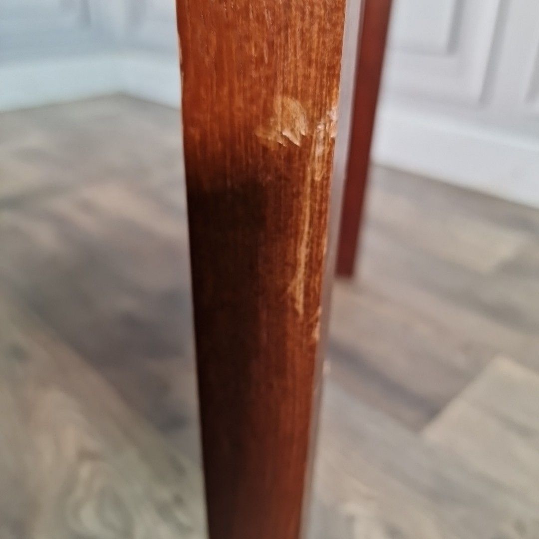 Furniture Retro Vintage Coffee Table Mid Century Danish Teak Tiled Top Wooden Scandi Mcm photo