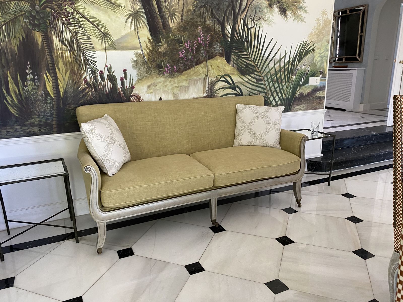 A Pair Of Side Tables With Mirrored Top From Pablo Mochino photo for sale
