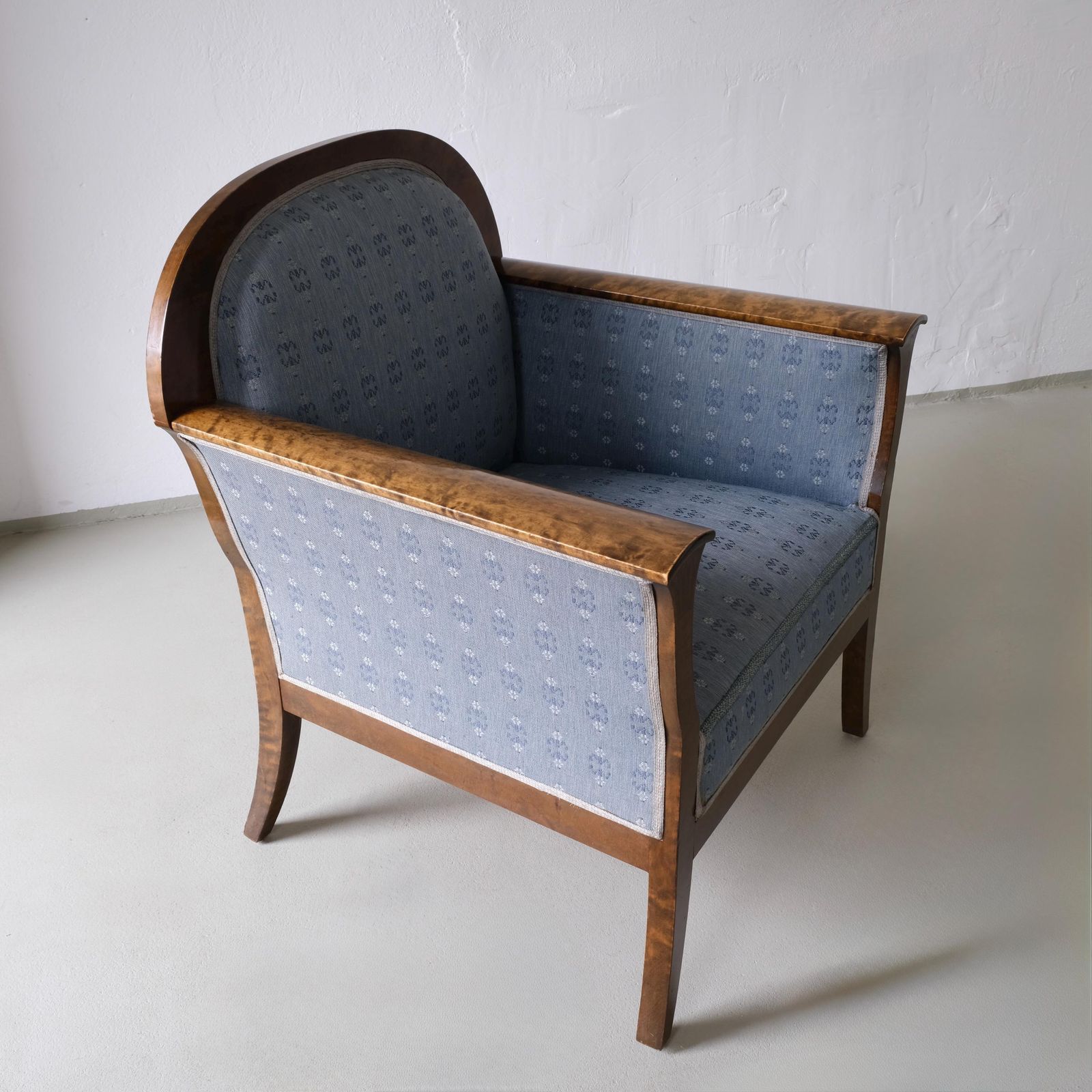 Biedermeier Satin Birch Armchairs | Sweden | 1920s | Set Of 2 photo buy