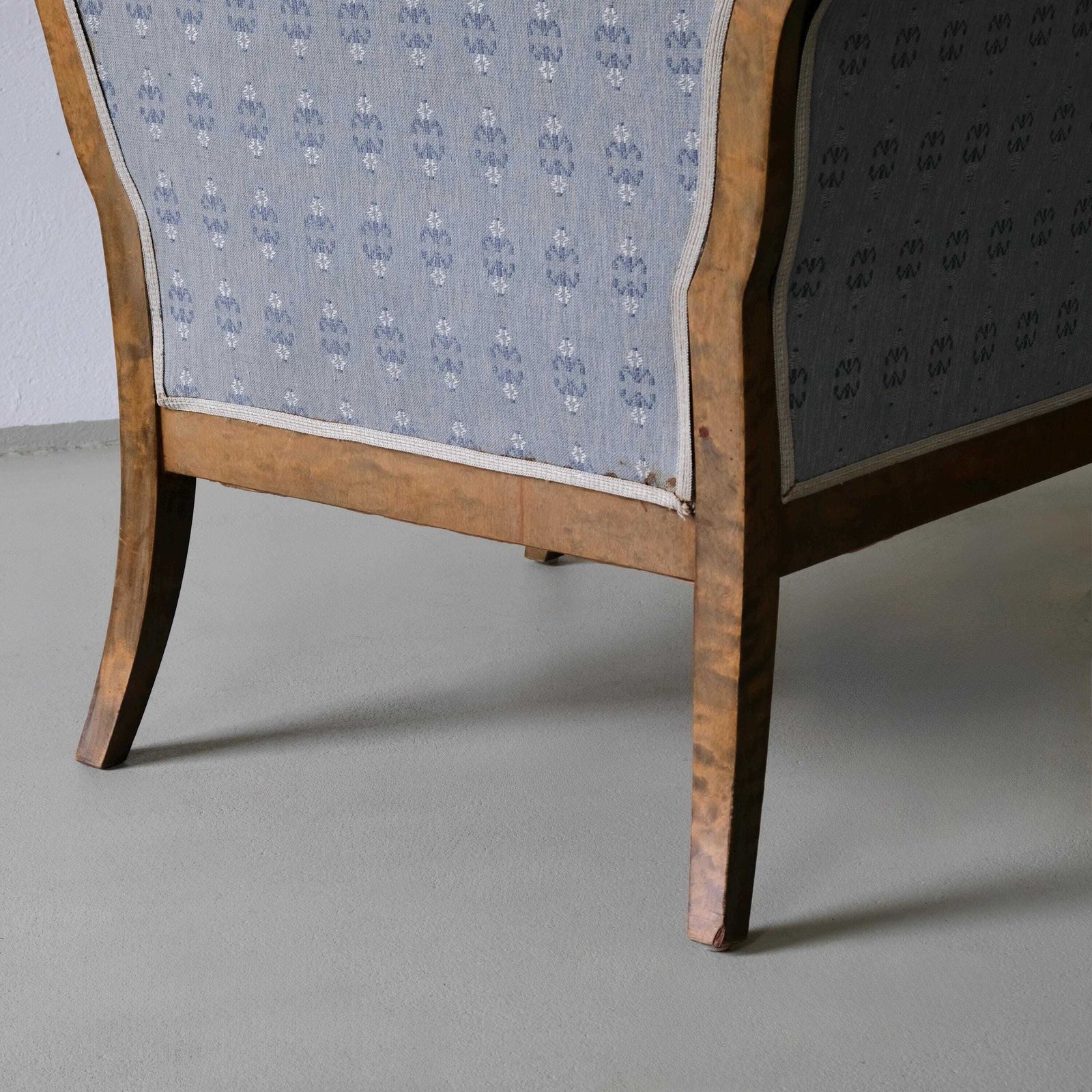 photo vinterior Biedermeier Satin Birch Armchairs | Sweden | 1920s | Set Of 2