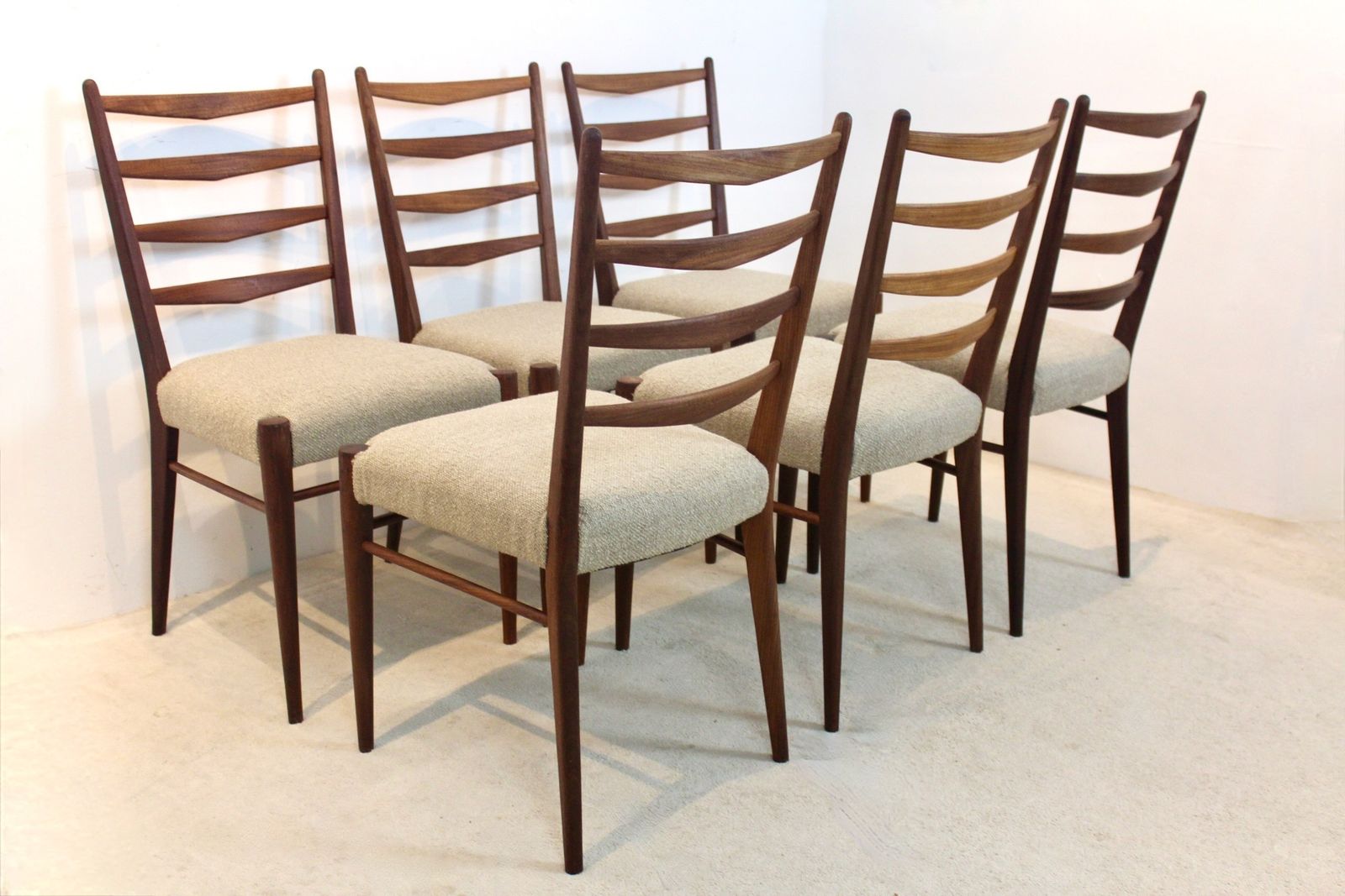 Set Of 6 Teak Dining Chairs By Cees Braakman For Pastoe photo furniture