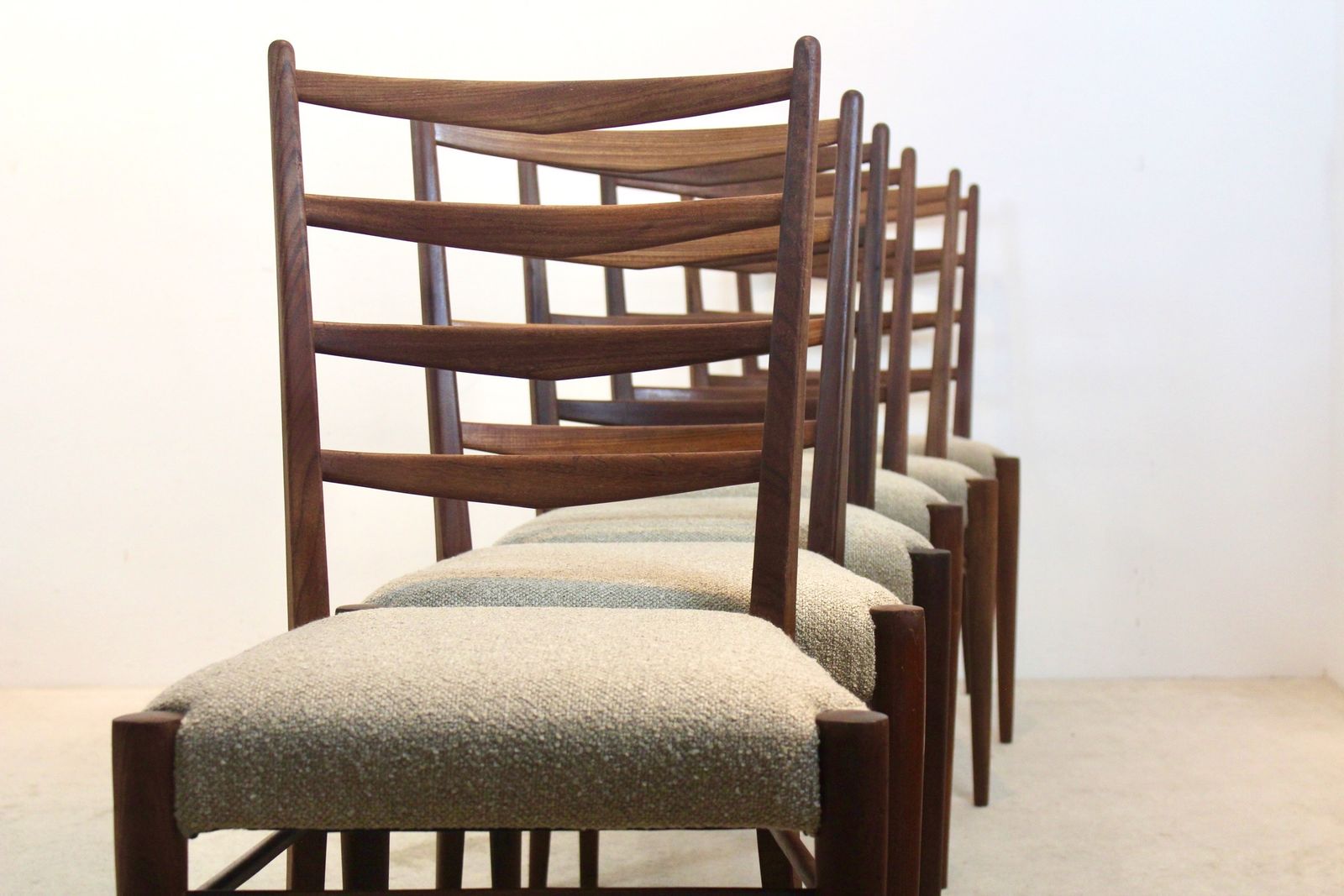 Set Of 6 Teak Dining Chairs By Cees Braakman For Pastoe photo Furniture