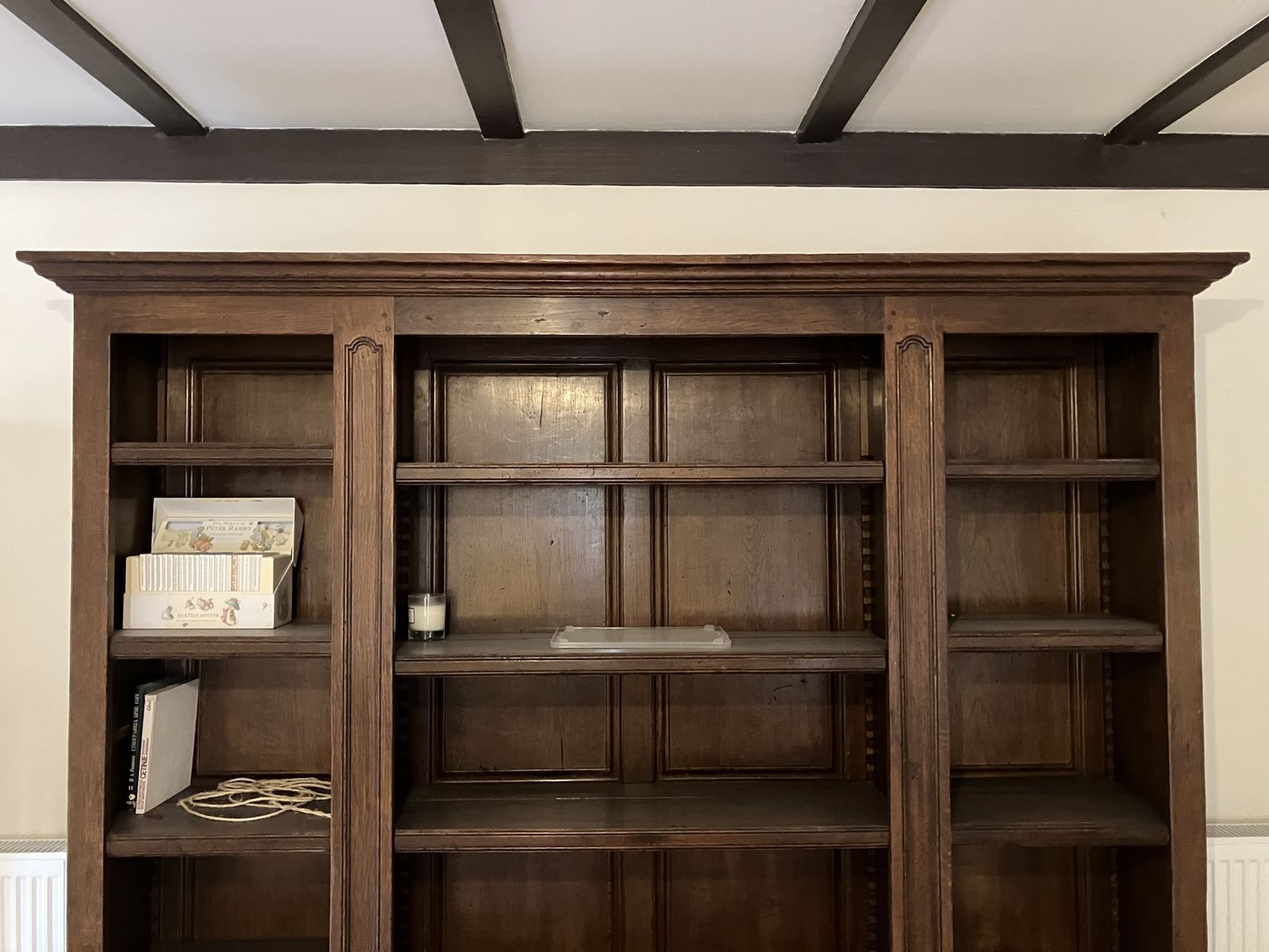 Large Solid Wooden Bookcase