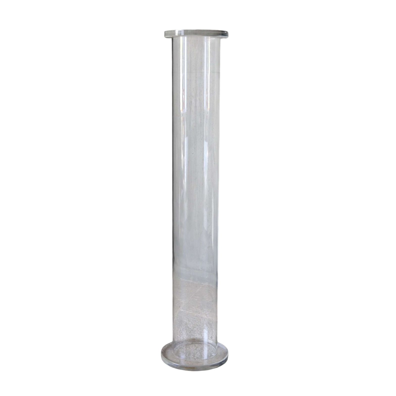 ​​​​​​​Mid‑20th‑Century Lucite Pedestal/Column   American 1960s Sculptural Display Stand