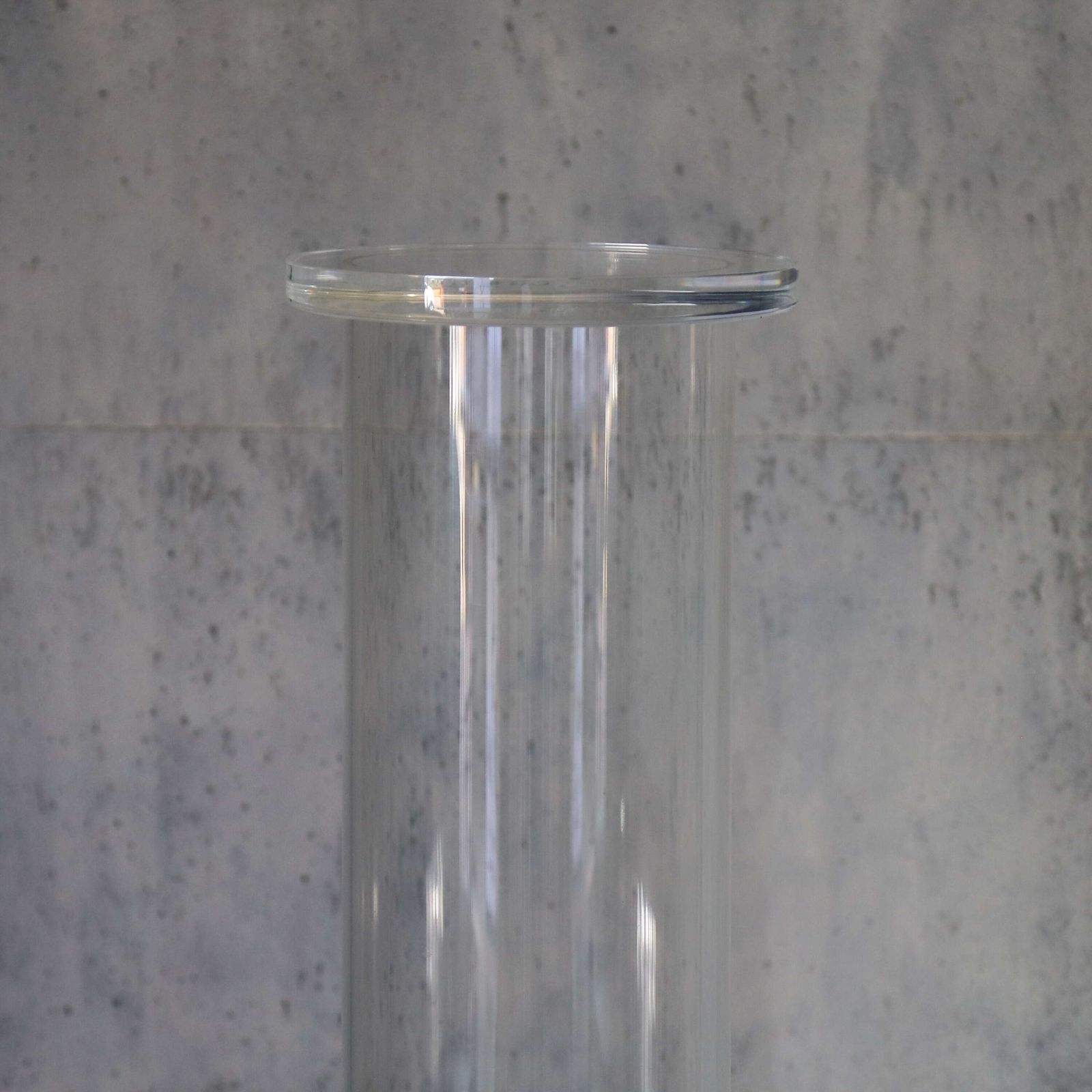 ​​​​​​​Mid‑20th‑Century Lucite Pedestal/Column   American 1960s Sculptural Display Stand photo 775.0