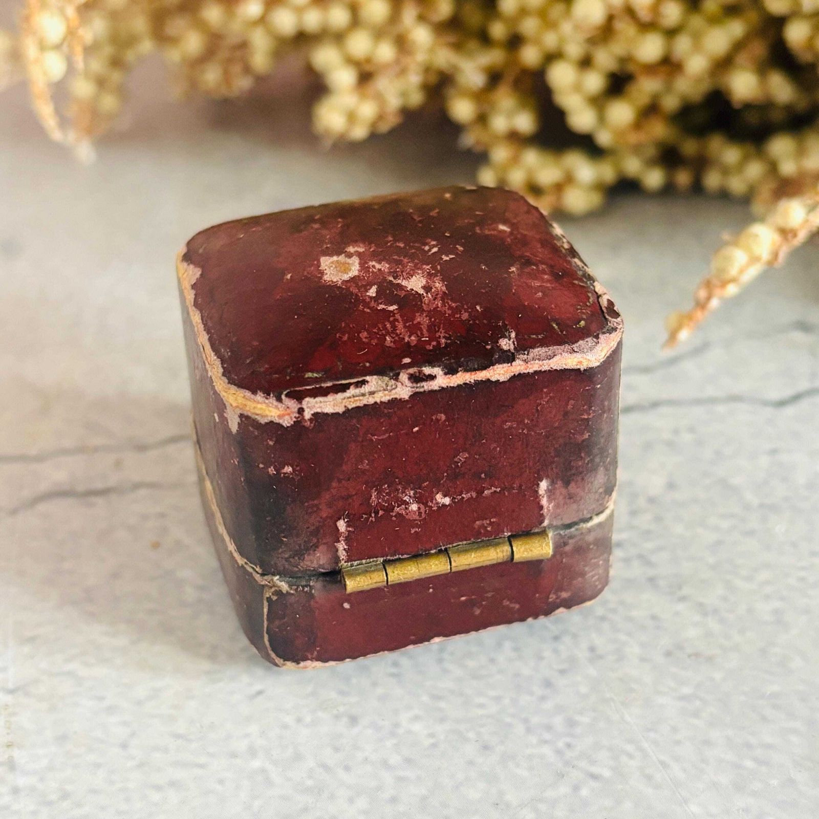 Antique Leather Jewelry Box: Ring & Earring Jewellery Display photo vinterior