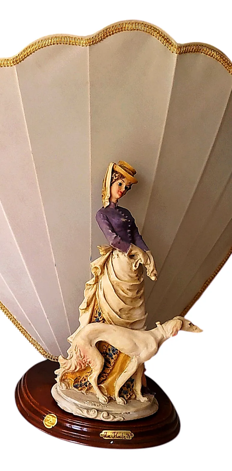Paar Giuseppe Armani Figurine Lampen uit de jaren 1980. photo furniture