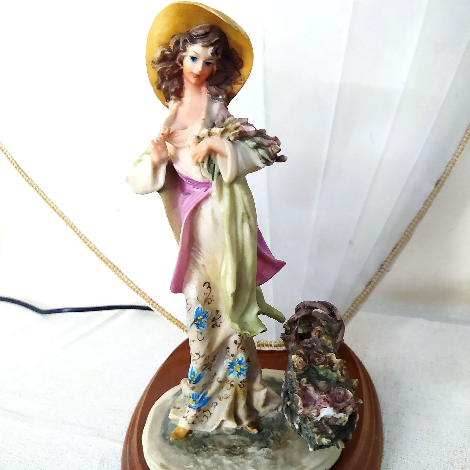 Pair Of 1980's Giuseppe Armani Figurine Lamps. photo 450.0