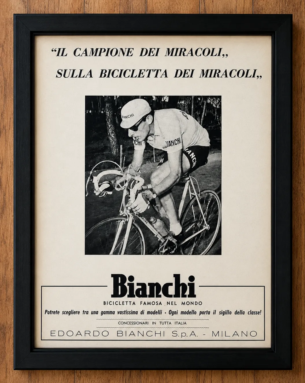 Giro D'italia Magazine Bianchi Fausto Coppi Artwork 1963