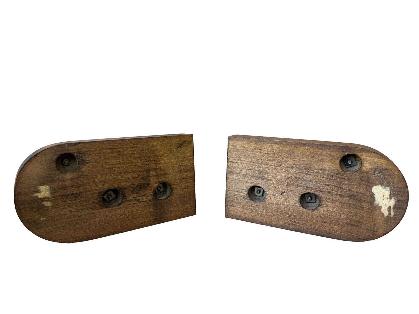 Antique Art Deco Hand Carved Walnut Poodle Bookends   1930s French Dog Art photo vintage