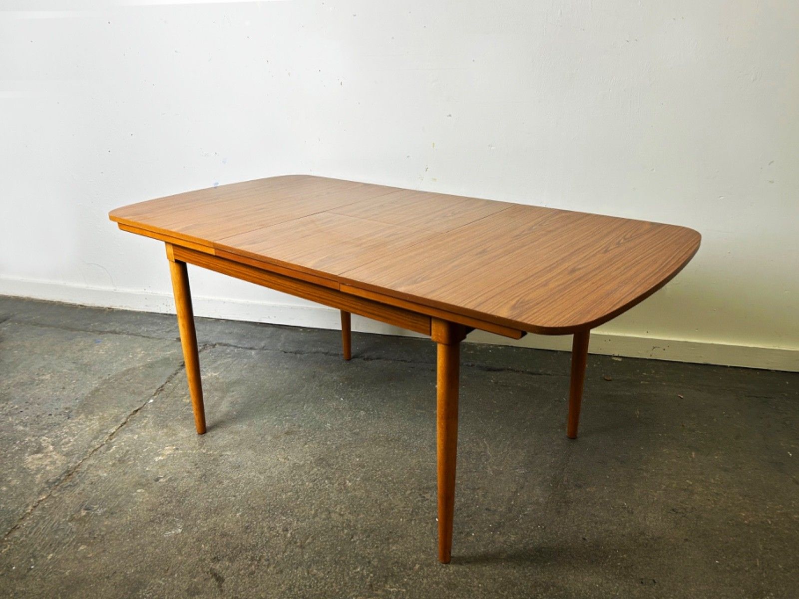 1960s–1970s Schreiber Mid Century Extending Dining Table And Chair Set photo buy
